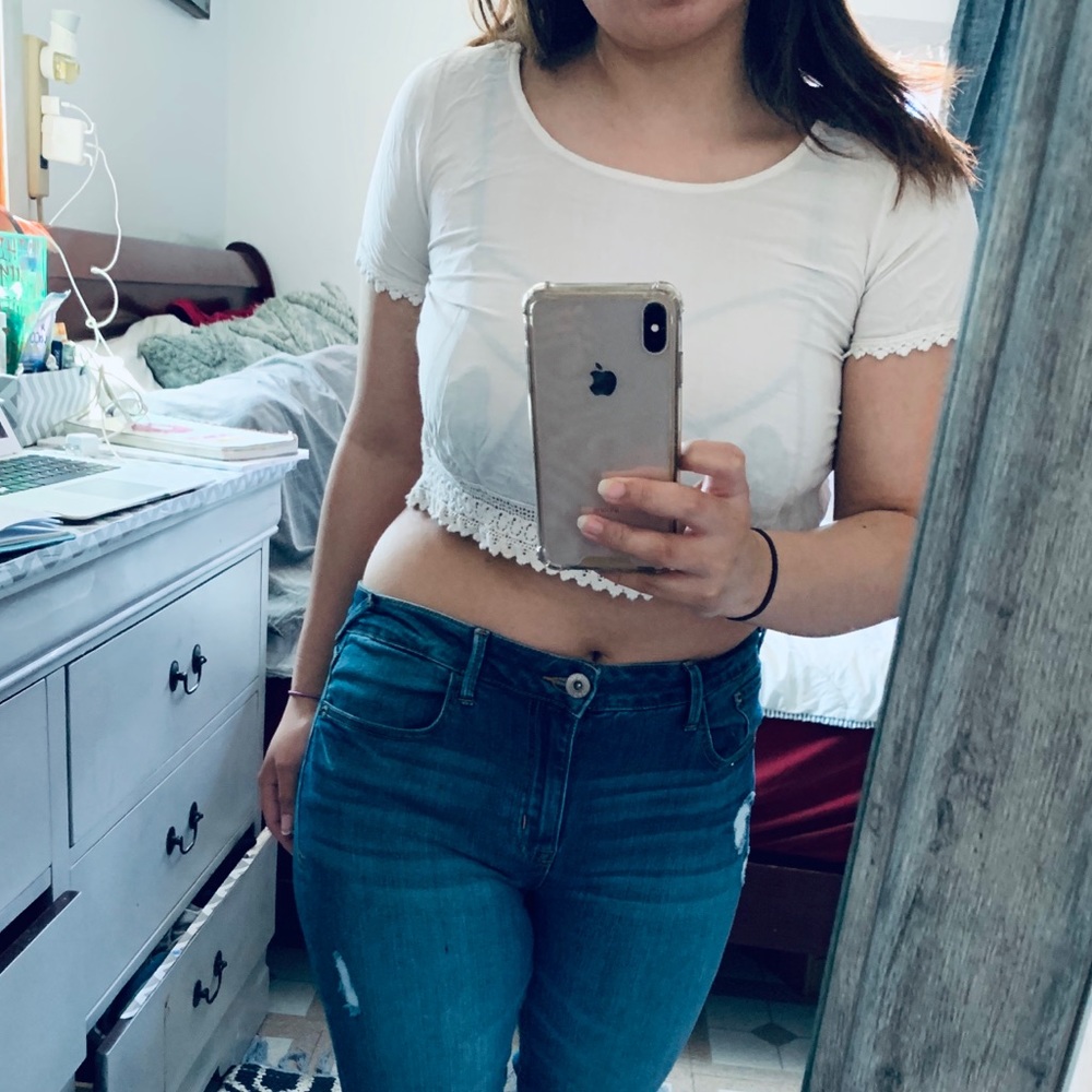 Pearl crop top